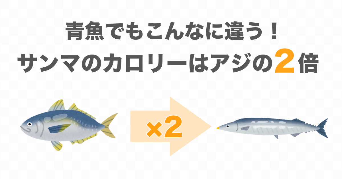 青魚4種類 鯵 鰯 鯖 サンマ のカロリーとたんぱく質 脂質など栄養素の量を比較 サンマの脂質に注意 Pfcチェック